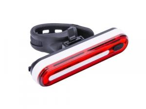 Lampa tylna red-LED 100 LM USB mod. 6085T R-205 biała blister/logo ROMET