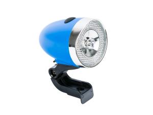 Lampa przód JY-597H 1 led 20 lumen ( bateryjna ) niebieski - Sklep firmowy ProRowery
