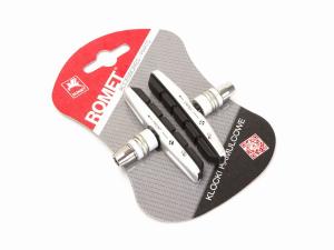 Klocki hamulca wymienne okładziny,nakrętki 72 mm mod.MTB-961VC et/logo ROMET - Sklep firmowy ProRowery