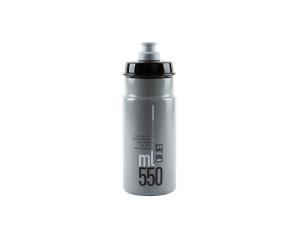Bidon 0,55 l. Elite Jet Grey Black logo - Sklep firmowy ProRowery