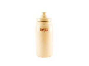 Bidon 0,55 l. Elite FLY TEX, Beige, Grey Logo - Sklep firmowy ProRowery
