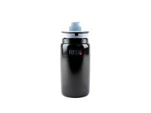 Bidon 0,55 l. Elite FLY MTB TEX, Black, Grey Logo - Sklep firmowy ProRowery