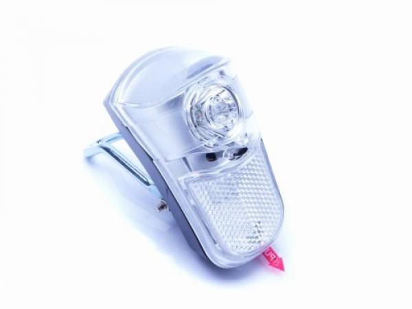 Lampa przednia 1-LED bateryjna kolor czarny mod. JY-7019