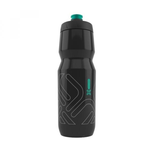 Bidon 750 ml FIDGUARD antybakteryjny klasyczny transp. czarny + szary FIDLOCK