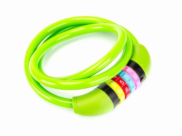 Zamknięcie na szyfr SL602 10x1000 /spirala/zielony et/logo ROMET - Sklep firmowy ProRowery