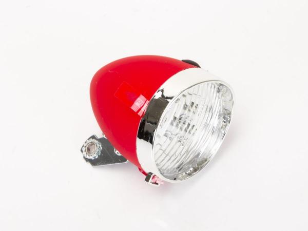 Lampa przód bateryjna 160302 S-W 3-LED RETRO czerwona z włącz. 4xAA b/uchwytu - Sklep firmowy ProRowery