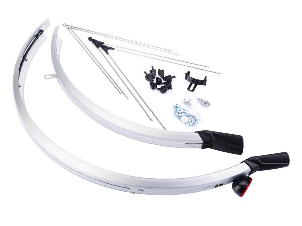 Błotnik 28 MTB p+t pl.SKS 45 mm czarny + wsporniki metalowe +odblask - Sklep firmowy ProRowery
