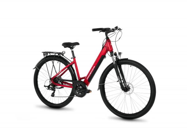 Kask rowerowy ROMET 109 biało czerwony rozm M (55-58) - Sklep firmowy ProRowery