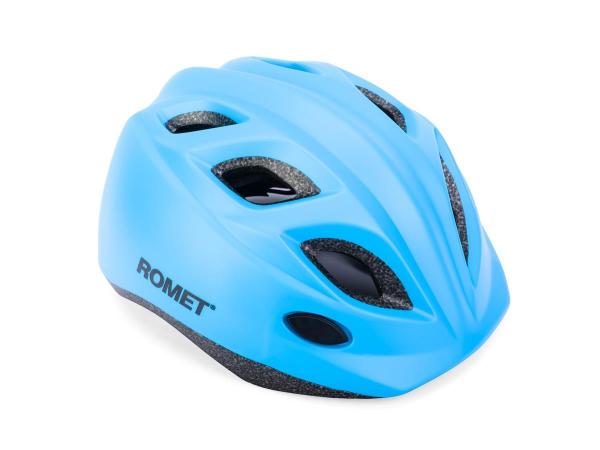 Kask rowerowy dziecięcy ROMET model 510 błękitny mat M (52-56) - Sklep firmowy ProRowery