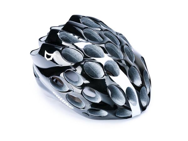 Kask rowerowy CATLIKE model Whisper, czarno-biały rozm. LG - Sklep firmowy ProRowery
