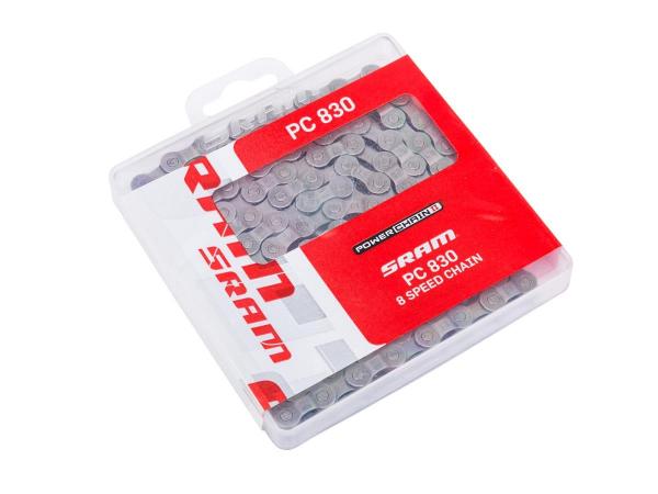 Łańcuch SRAM 6/7/8-rz. 114-ogniw CN PC-830 + spinka BOX - Sklep firmowy ProRowery