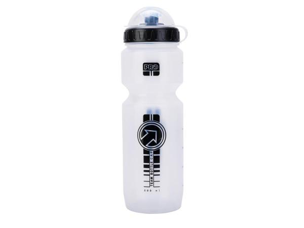 Bidon 0,80 l. PRO TEAM przezroczysty w/cap - Sklep firmowy ProRowery