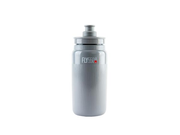 Bidon 0,55 l. Elite FLY TEX, Grey, Grey Logo - Sklep firmowy ProRowery