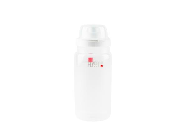 Bidon 0,55 l. Elite FLY MTB TEX, Clear, Grey Logo - Sklep firmowy ProRowery