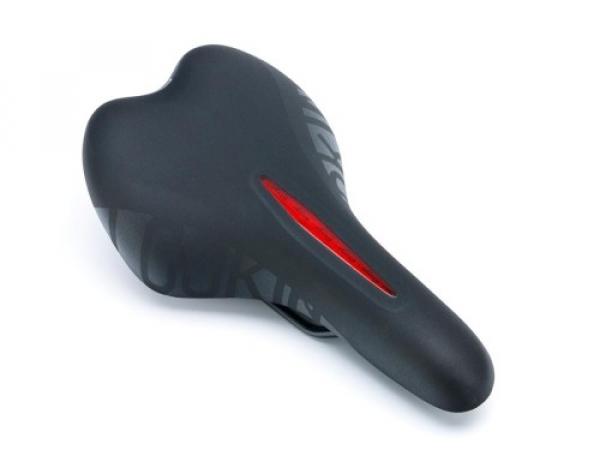 Siodło rower. SELLE ROYAL LOOKIN MODERATE BASIC GEL MEN RED