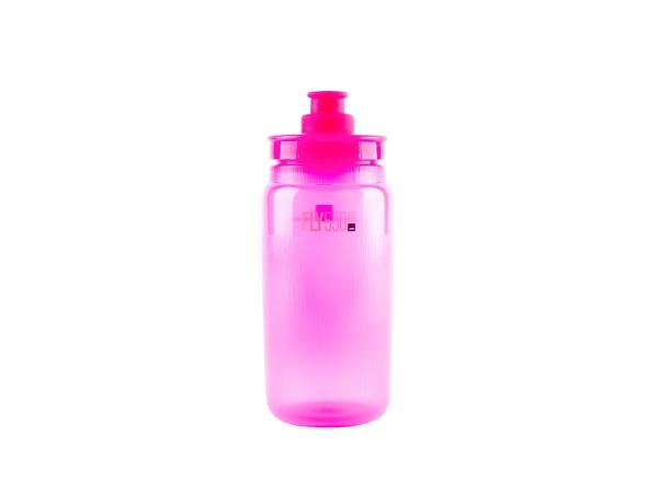 Bidon 0,55 l. Elite FLY TEX, Clear Pink Fluo - Sklep firmowy ProRowery