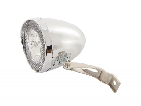 Lampa przednia BUCHEL 513 50 211 RETRO chrom. z wyłą - Sklep firmowy ProRowery