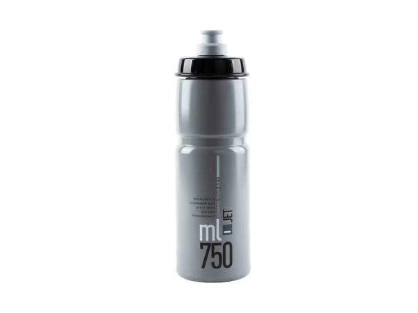 Bidon 0,75 l. Elite Jet Grey Black logo - Sklep firmowy ProRowery