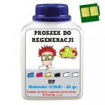 Proszek + Chip do regeneracji wkładu HP 124A (Q6001A) (Błękitny) - DARMOWA DOSTAWA w 24h