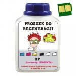 Proszek + Chip do regeneracji wkładu HP 125A (CB543A) (Purpurowy) - DARMOWA DOSTAWA w 24h