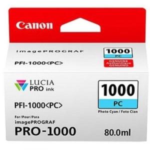 Tusz Oryginalny Canon PFI-1000PC (0550C001) (Błękitny Foto) - DARMOWA DOSTAWA w 24h