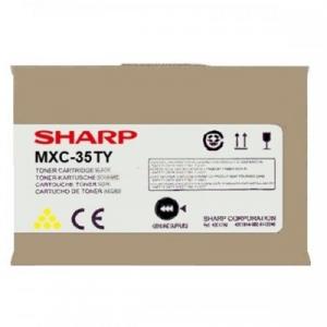 Toner Oryginalny Sharp MX-C35TY (MXC35TY) (Żółty) - DARMOWA DOSTAWA w 24h