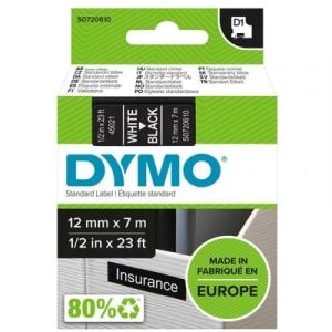 Taśma Barwiąca Oryginalna DYMO D1-45021 (D1-45021) (Czarny) (12 mm, 7 m) - DARMOWA DOSTAWA w 24h