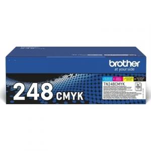 Tonery Oryginalne Brother TN-248VAL (TN248VAL) (komplet) - DARMOWA DOSTAWA w 24h