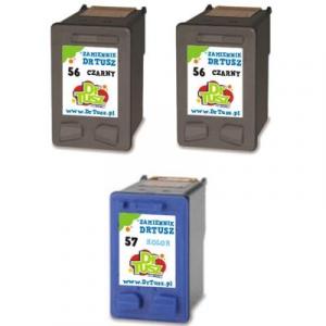 Tusze Zamienniki 2x 56 + 57 do HP (SD399AE) (komplet) - DARMOWA DOSTAWA w 24h
