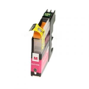 Tusz Zamiennik LC-123 M do Brother (LC123M) (Purpurowy) - DARMOWA DOSTAWA w 24h