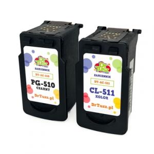 Tusze Zamienniki PG-510 + CL-511 do Canon (2970B010) (komplet) - DARMOWA DOSTAWA w 24h