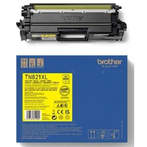 Toner Oryginalny Brother TN-821XLY (TN821XLY) (Żółty) - DARMOWA DOSTAWA w 24h