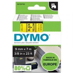 Taśma Barwiąca Oryginalna DYMO D1-40918 (D1-40918) (Żółty) (9 mm, 7 m) - DARMOWA DOSTAWA w 24h