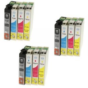 3x Tusze Zamienniki T1285 do Epson (C13T12854010) (komplet) - DARMOWA DOSTAWA w 24h