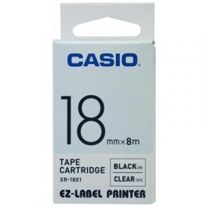 Taśma Barwiąca Oryginalna Casio XR-18X1 (XR18X1) (Przezroczysty) (18 mm, 8 m) - DARMOWA DOSTAWA w 24h