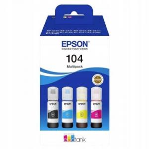 Tusze Oryginalne Epson 104 CMYK (C13T00P640) (komplet) - DARMOWA DOSTAWA w 24h