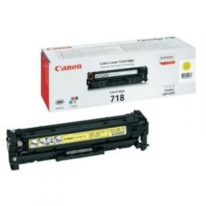 Toner Oryginalny Canon CRG-718 Y (2659B002AA, 2659B011AA) (Żółty) - DARMOWA DOSTAWA w 24h