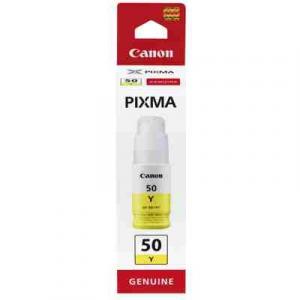 Tusz Oryginalny Canon GI-50 Y (3405C001) (Żółty) - DARMOWA DOSTAWA w 24h