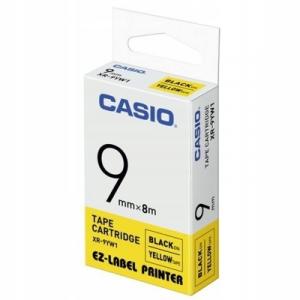 Taśma Barwiąca Oryginalna Casio XR-9YW1 (XR9YW1) (Żółty) (9 mm, 8 m) - DARMOWA DOSTAWA w 24h