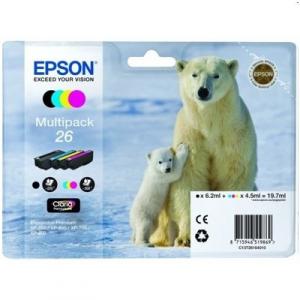 Tusze Oryginalne Epson T2616 (C13T26164010) (komplet) - DARMOWA DOSTAWA w 24h