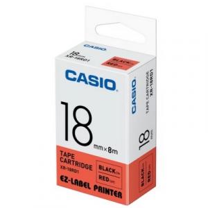 Taśma Barwiąca Oryginalna Casio XR-18RD1 (XR18RD1) (Czerwony) (18 mm, 8 m) - DARMOWA DOSTAWA w 24h