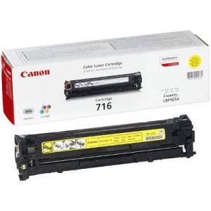 Toner Oryginalny Canon CRG-716 Y (1977B002AA) (Żółty) - DARMOWA DOSTAWA w 24h