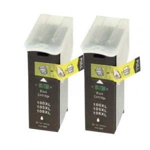 Tusze Zamienniki 100XL BK do Lexmark (14N0848) (Czarne) (dwupak) - DARMOWA DOSTAWA w 24h