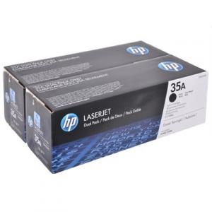 Tonery Oryginalne HP 35A (CB435AD) (Czarne) (dwupak) - DARMOWA DOSTAWA w 24h
