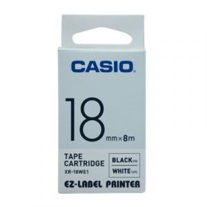 Taśma Barwiąca Oryginalna Casio XR-18WE1 (XR18WE1) (Biały) (18 mm, 8 m) - DARMOWA DOSTAWA w 24h