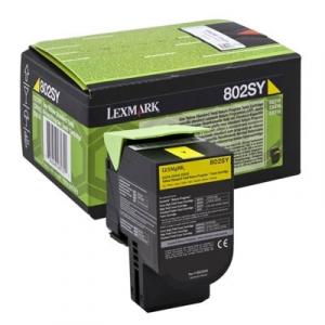 Toner Oryginalny Lexmark 802SY (80C2SY0) (Żółty) - DARMOWA DOSTAWA w 24h