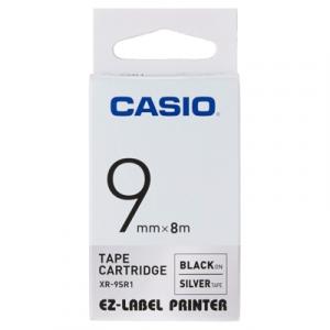 Taśma Barwiąca Oryginalna Casio XR-9WE1 (XR9WE1) (Biały) (9 mm, 8 m) - DARMOWA DOSTAWA w 24h