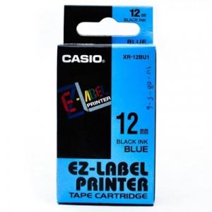 Taśma Barwiąca Oryginalna Casio XR-12BU1 (XR12BU1) (Niebieski) (12 mm, 8 m) - DARMOWA DOSTAWA w 24h