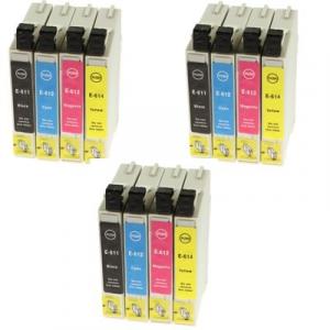 3x Tusze Zamienniki T0615 do Epson (C13T06154010) (komplet) - DARMOWA DOSTAWA w 24h