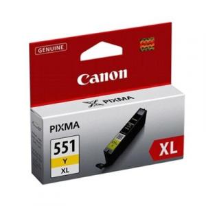 Tusz Oryginalny Canon CLI-551 Y XL (6446B001) (Żółty) - DARMOWA DOSTAWA w 24h